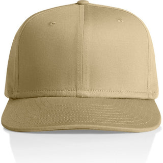 AS Colour 1106 Stock Flex Cap - Front View | color:Khaki|view:front