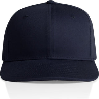 AS Colour 1106 Stock Flex Cap - Front View | color:Navy|view:front