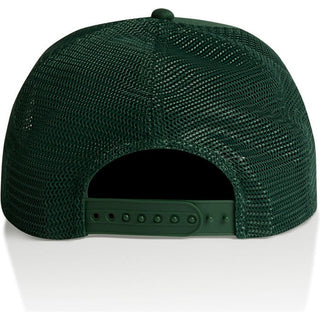 AS Colour 1108 Stock Trucker Cap - Back View | color:Forest Green|view:back