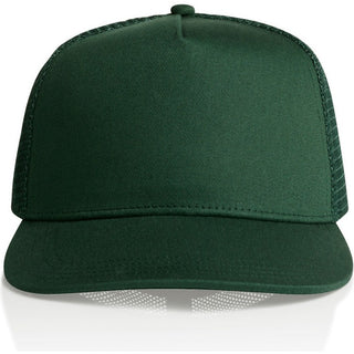 AS Colour 1108 Stock Trucker Cap - Front View | color:Forest Green|view:front