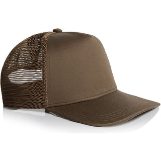 AS Colour 1108 Stock Trucker Cap - Back View | color:Walnut|view:back