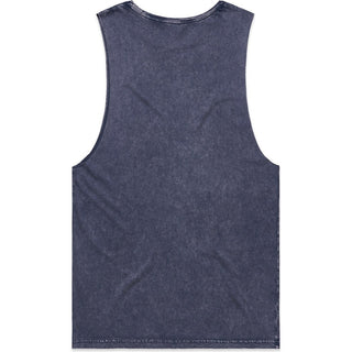 AS Colour 5039 Stone Wash Barnard Tank - Back View | color:Blue Stone|view:back