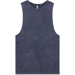 AS Colour 5039 Stone Wash Barnard Tank - Front View | color:Blue Stone|view:front