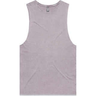AS Colour 5039 Stone Wash Barnard Tank - Front View | color:Orchid Stone|view:front