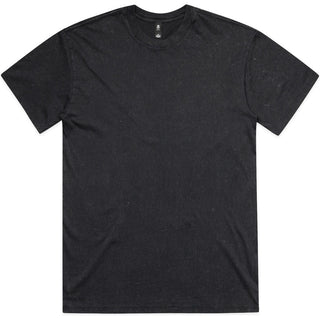 AS Colour 5085 Stone Wash Heavy Tee - Front View | color:Black Stone|view:front