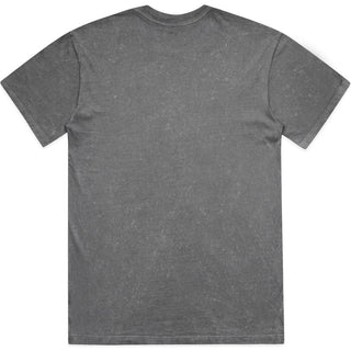 AS Colour 5085 Stone Wash Heavy Tee - Back View | color:Coal Stone|view:back
