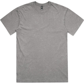 AS Colour 5085 Stone Wash Heavy Tee - Front View | color:Grey Stone|view:front