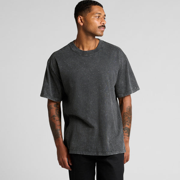 AS Colour Stone Wash Heavy Tee | 5085 (Black Stone)