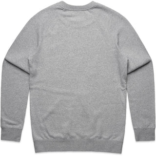 AS Colour 5100 Supply Crew - Back View | color:Grey Marle|view:back