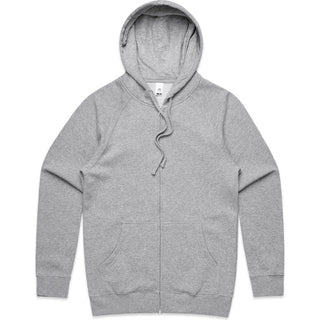 AS Colour 5109 Supply Zip Hood - Front View | color:Grey Marle|view:front