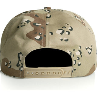 AS Colour 1119C Surf Cotton Camo Cap - Back View | color:Desert Camo|view:back