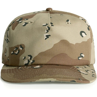 AS Colour 1119C Surf Cotton Camo Cap - Front View | color:Desert Camo|view:front