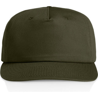 AS Colour 1119 Surf Cotton Cap - Front View | color:Army|view:front