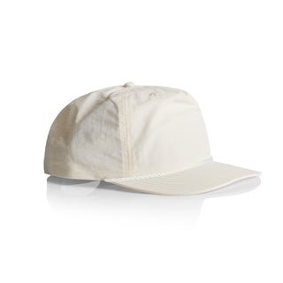 AS Colour 1123 Surf Rope Cap - Side view | color:Ecru/White|view:side