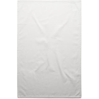 AS Colour 1511 Tea Towel - Front View | color:White|view:front