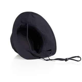 AS Colour Wide Brim Bucket Hat | 1172 (Black)