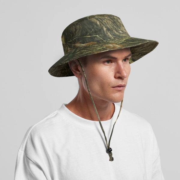 AS Colour Wide Brim Camo Bucket Hat | 1172C (Tree Camo)
