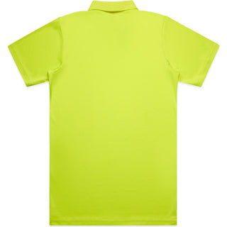 AS Colour 5425F Work Safety Polo - Back View | color:Safety Yellow|view:back