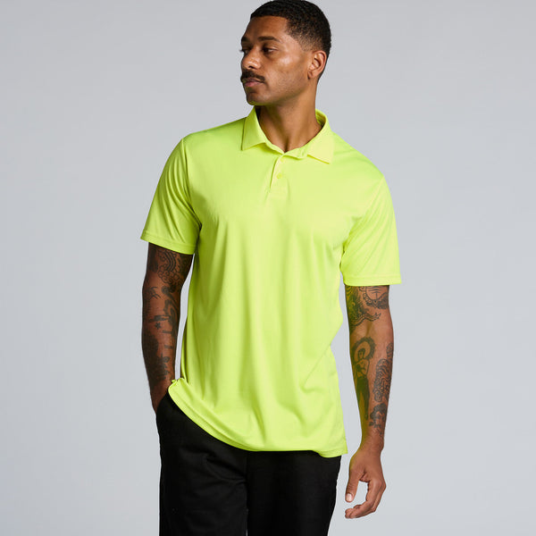 AS Colour Work Safety Polo | 5425F (Safety Yellow)