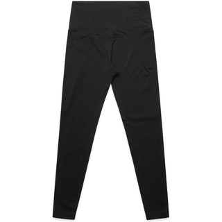 AS Colour 4630 Wo's Active Leggings - Back View | color:Black|view:back
