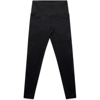 AS Colour 4634 Wo's Active Seamless Leggings - Back View | color:Black|view:back