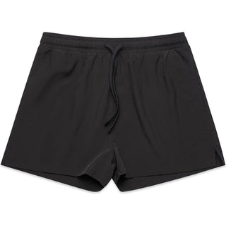AS Colour 4620 Wo's Active Shorts - Front View | color:Black|view:front
