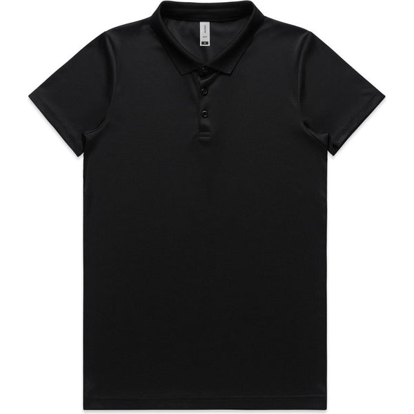 AS Colour Women's Active Work Polo | 4425 (Black)