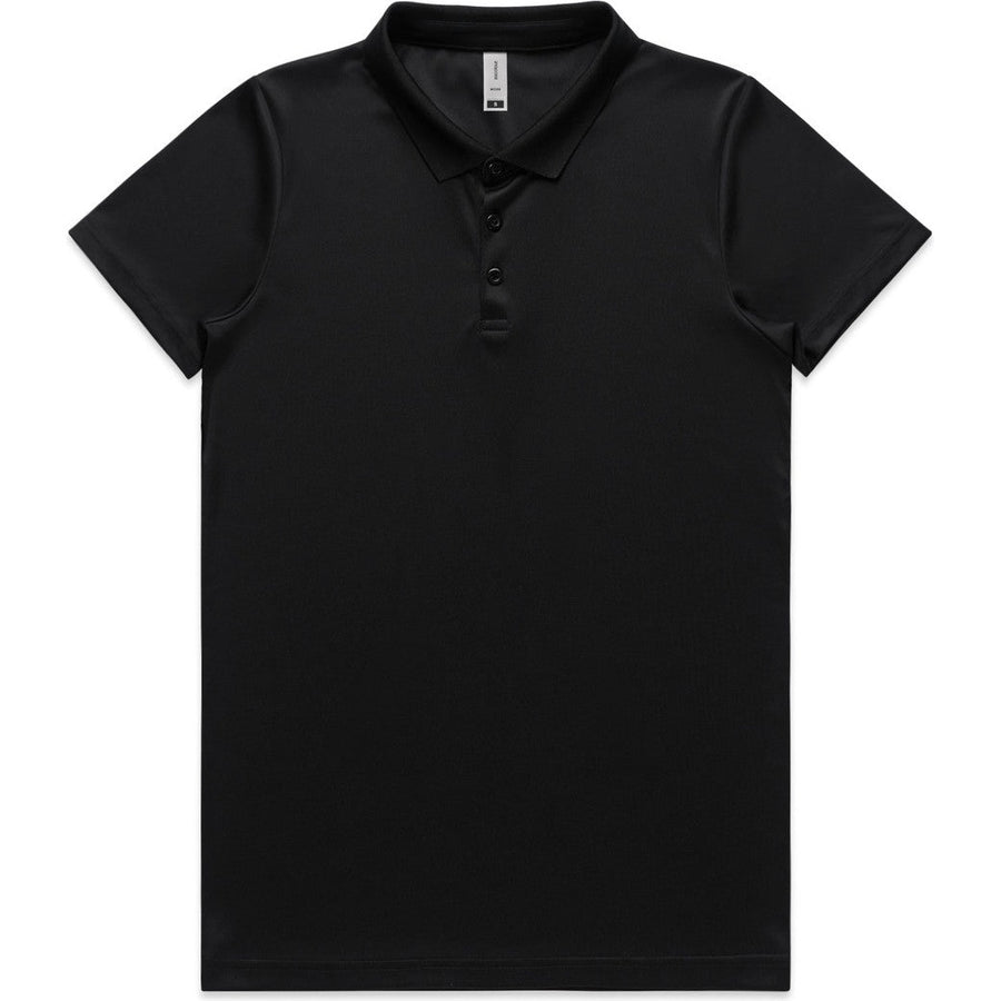 AS Colour Women's Active Work Polo | 4425 (Black)