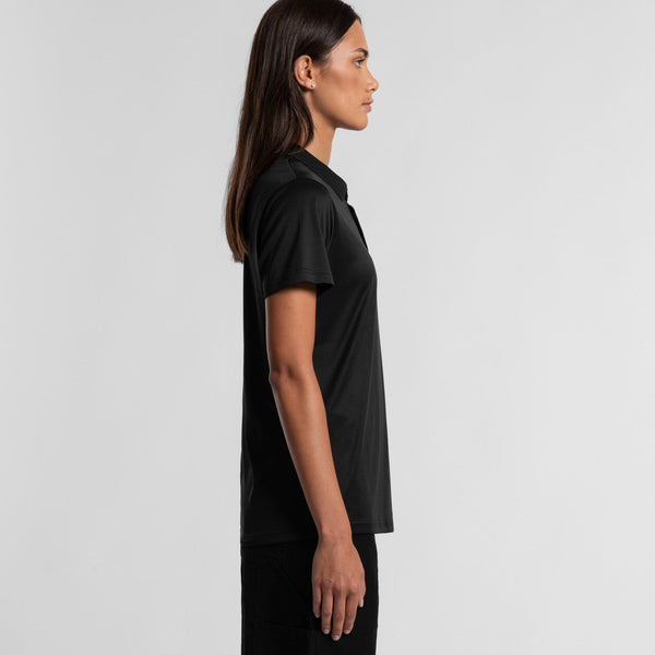 AS Colour Women's Active Work Polo | 4425 (Black)