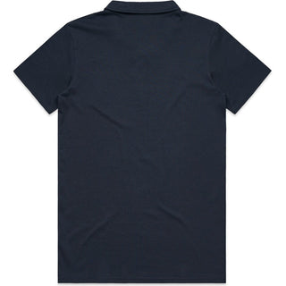 AS Colour 4402 Wo's Amy Polo - Back View | color:Navy|view:back