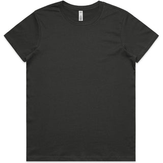 AS Colour 4051 Wo's Basic Tee - Front View | color:Coal|view:front