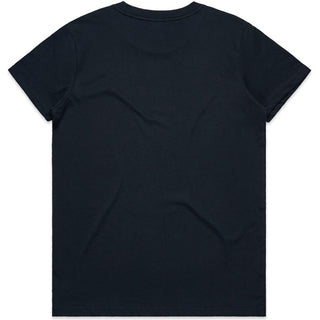 AS Colour 4051 Wo's Basic Tee - Back View | color:Navy|view:back