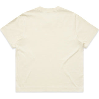 AS Colour 4030 Wo's Box Tee - Back View | color:Ecru|view:back