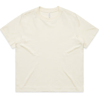 AS Colour 4030 Wo's Box Tee - Front View | color:Ecru|view:front