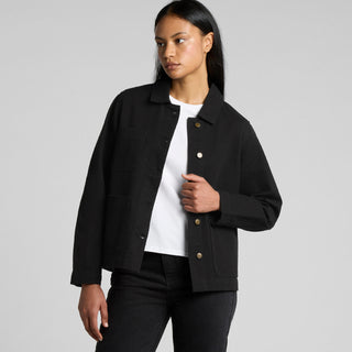 AS Colour Women's Canvas Chore Jacket | 4524 (Black)
