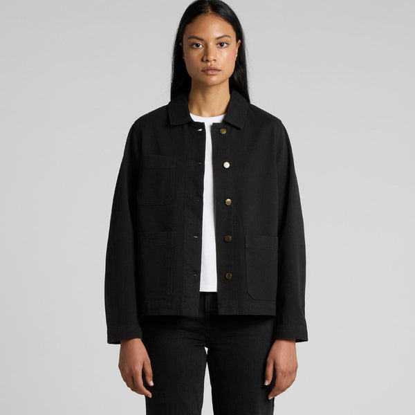 AS Colour Women's Canvas Chore Jacket | 4524 (Black)