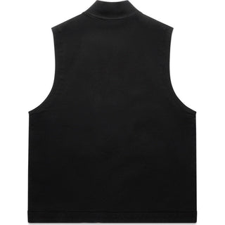 AS Colour 4528 Wo's Canvas Heavy Vest - Back View | color:Black|view:back