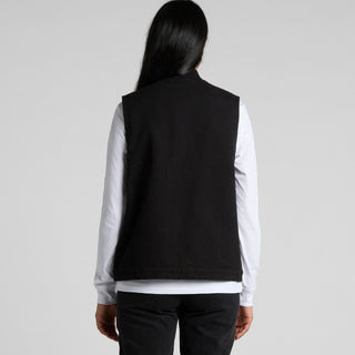 AS Colour Women's Canvas Heavy Vest | 4528 (Walnut)