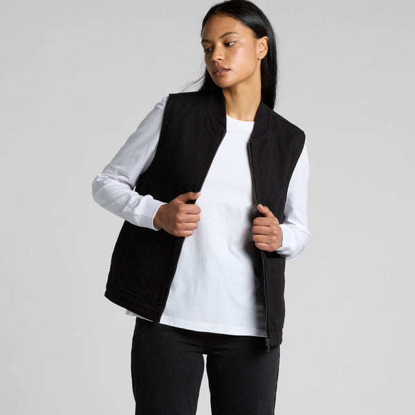 AS Colour Women's Canvas Heavy Vest | 4528 (Walnut)