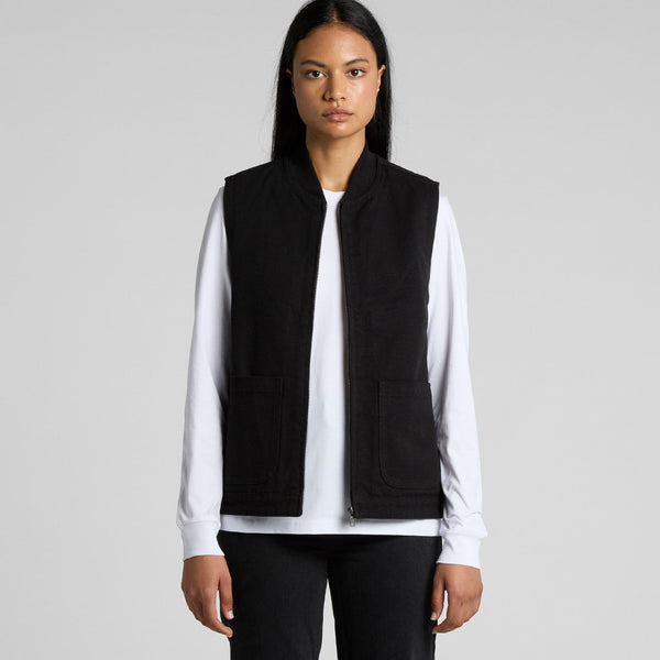 AS Colour Women's Canvas Heavy Vest | 4528 (Black)