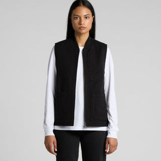 AS Colour Women's Canvas Heavy Vest | 4528 (Walnut)