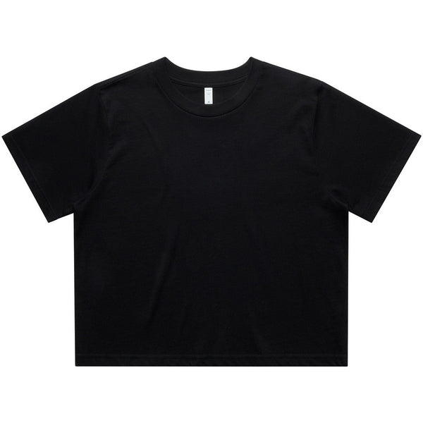 AS Colour Women's Classic Crop Tee | 4072 (Black)