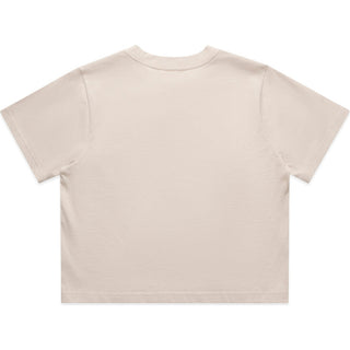 AS Colour 4072 Wo's Classic Crop Tee - Back View | color:Bone|view:back