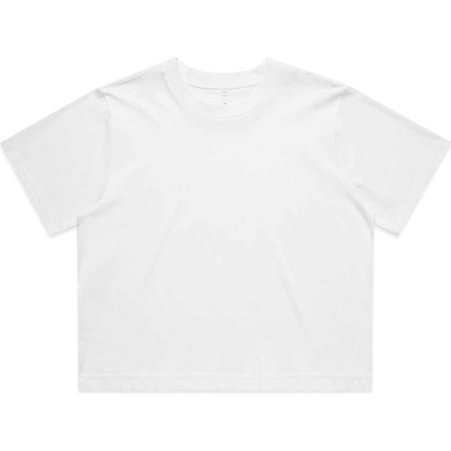 AS Colour Women's Classic Crop Tee | 4072 (White)