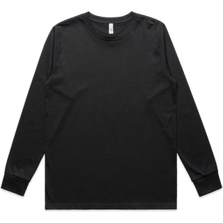 AS Colour 4073 Wo's Classic L/S Tee - Front View | color:Black|view:front