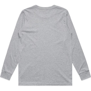 AS Colour 4073 Wo's Classic L/S Tee - Back View | color:Grey Marle|view:back