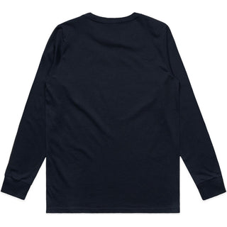 AS Colour 4073 Wo's Classic L/S Tee - Back View | color:Navy|view:back