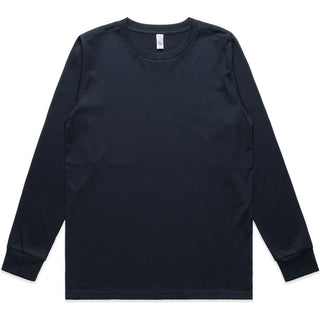AS Colour 4073 Wo's Classic L/S Tee - Front View | color:Navy|view:front