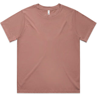 AS Colour  Wo's Classic Minus Tee [-5cm] 4079 (Hazy Pink) - Front View | color:|view:front