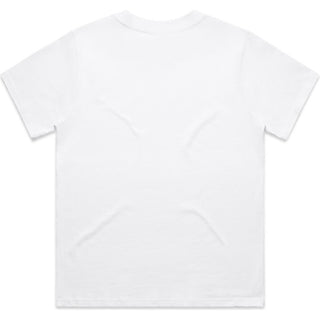 AS Colour  Wo's Classic Minus Tee [-5cm] 4079 (White) - Back View | color:|view:back